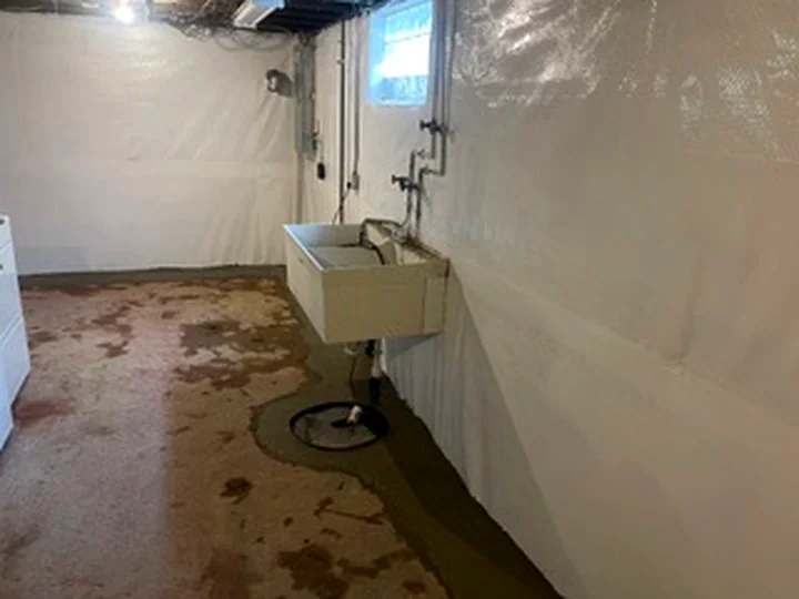 Vapor Barrier project photo by Sferra Waterproofing