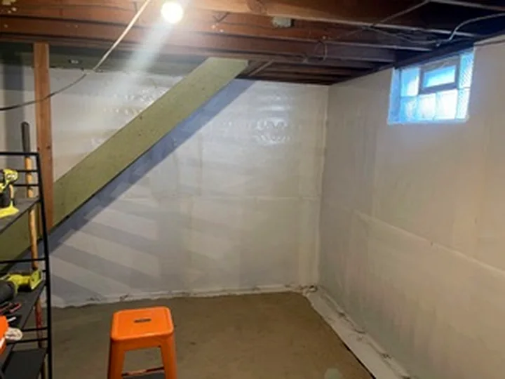 Vapor Barrier project photo by Sferra Waterproofing