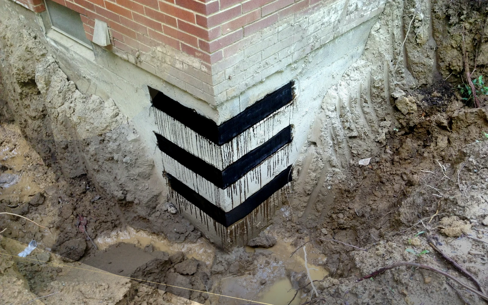 Sferra Waterproofing basement waterproofing project work